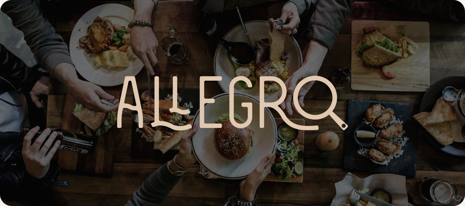 Grafično oblikovanje Bistro Allegro | EpiCoro studio