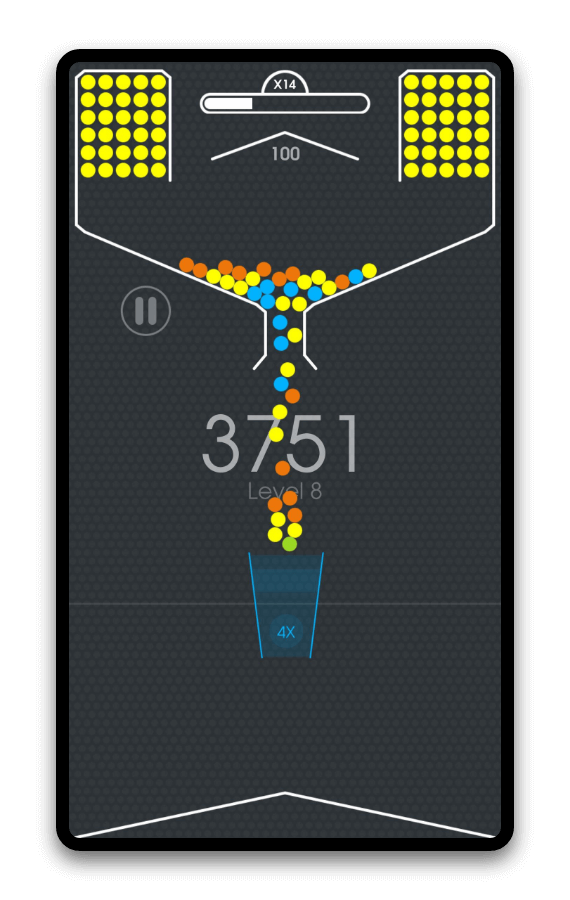 Mobilna igra 100 balls - EpiCoro Studio