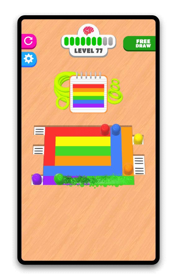 Mobilna igra Swipe Draw - EpiCoro Studio