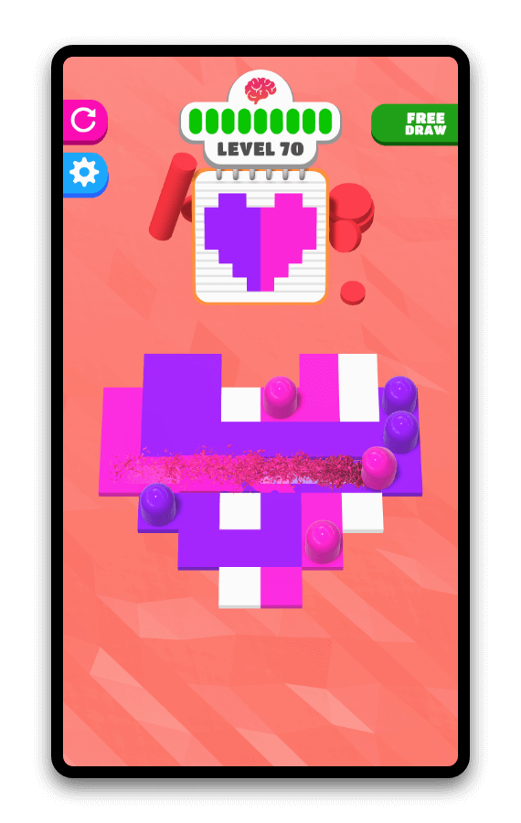 Mobilna igra Swipe Draw - EpiCoro Studio